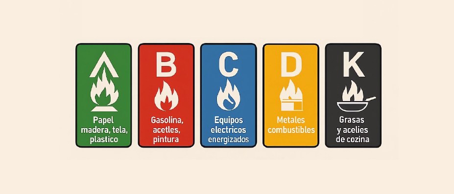 Tipos de extintores y cómo elegir el adecuado según tu empresa